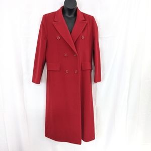 Preston and York red wool coat